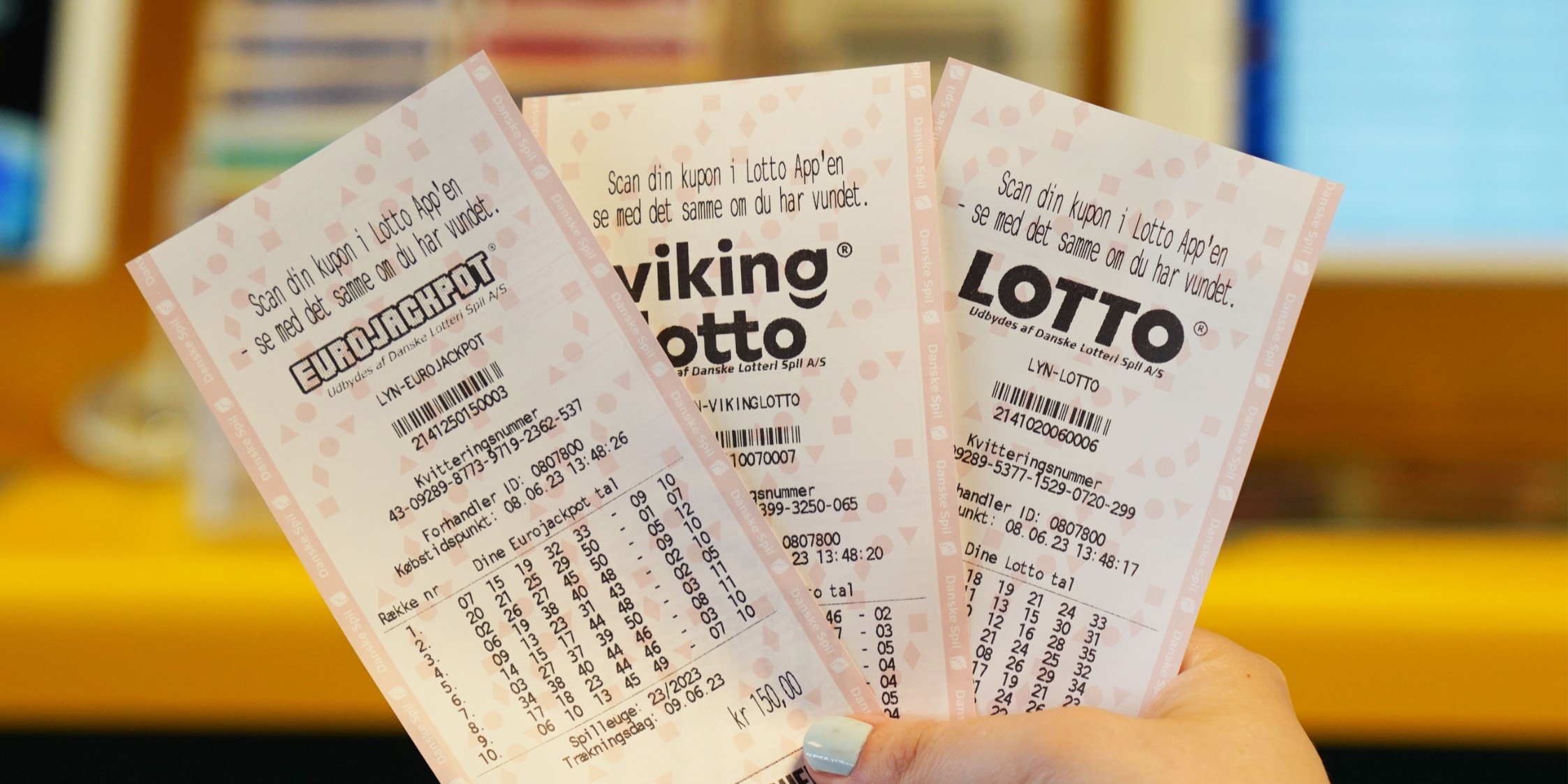 Spøjs statistik: Har kiosk-køb eller online skabt flest Lotto-millionærer i 2024 indtil videre?