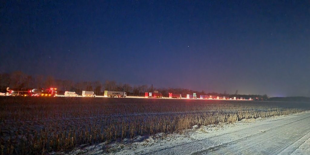 Op til 60 minutters kø: Flere uheld på samme motorvej