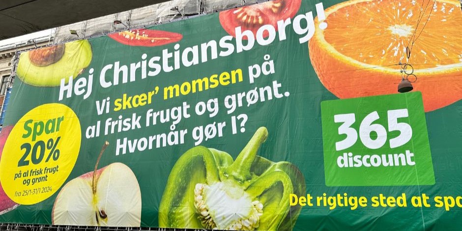 Vil råbe politikerne op: Derfor skærer 365Discount momsen væk på frugt og grønt fra på torsdag