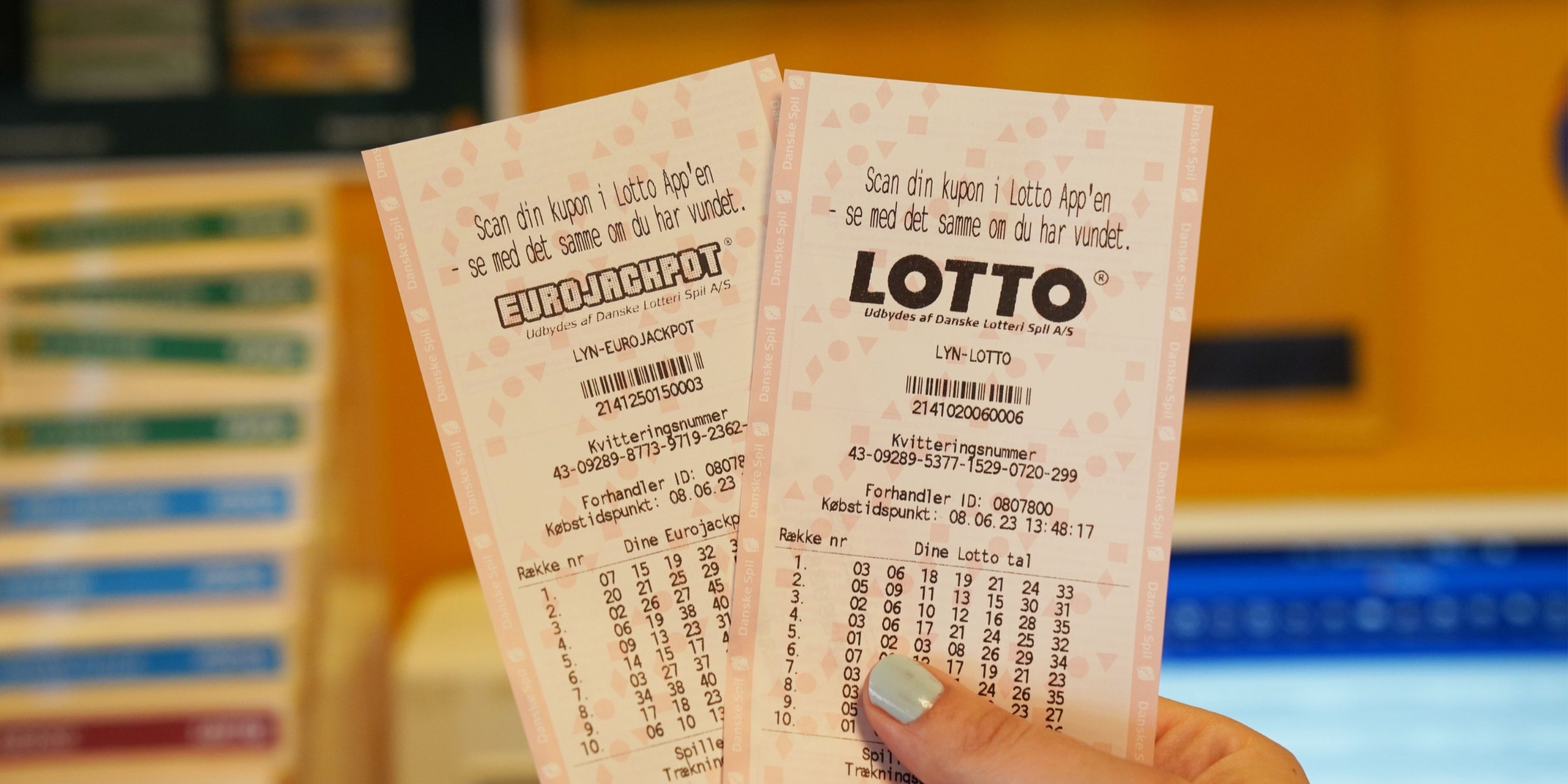 3 nye millionærer: Her bor weekendens vindere i Lotto og Eurojackpot