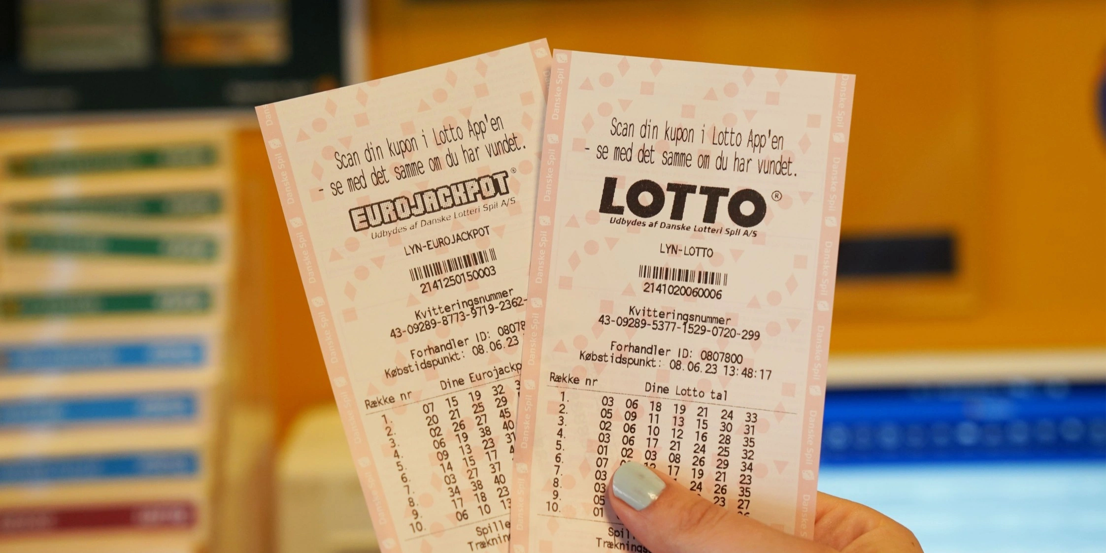 3 nye millionærer: Her bor weekendens vindere i Lotto og Eurojackpot