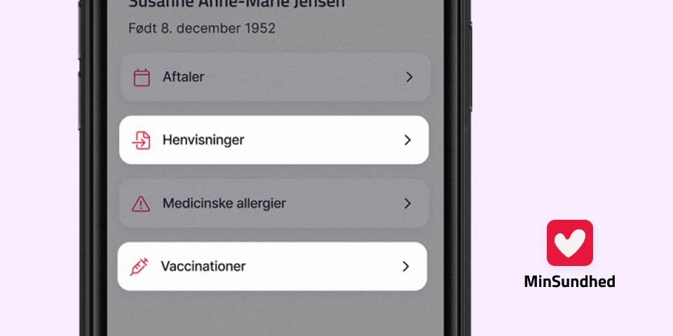 Opgradering til MinSundhed-appen – nu er der kommet to nye funktioner