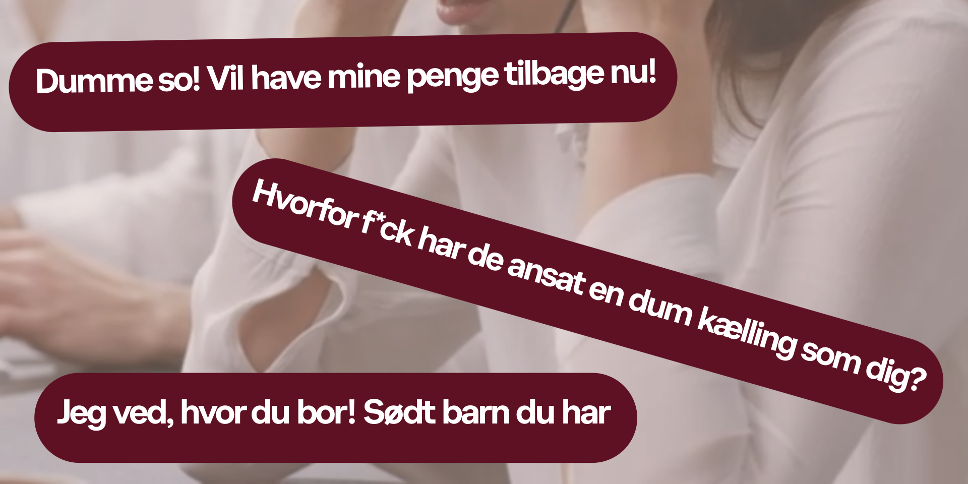 “Jeg ved, hvor du bor! Sødt barn, du har …” Så mange danskere udsættes for digital chikane i forbindelse med deres arbejde