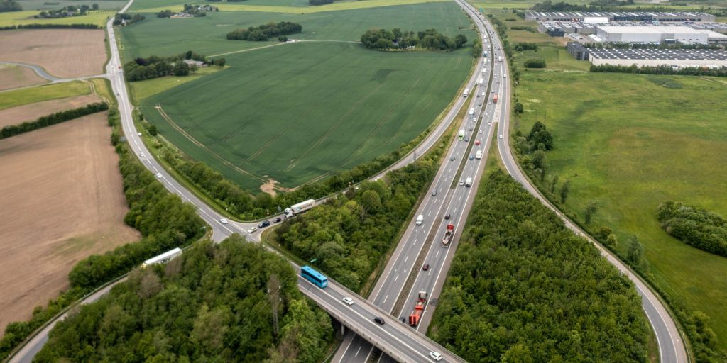 Varer frem til sommer: Travl motorvej skal have ny asfalt