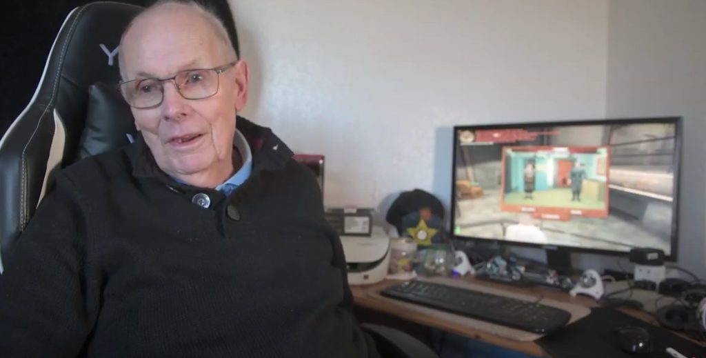 81-årige David vil være professionel gamer: Jeg har øvet mig i 50 år