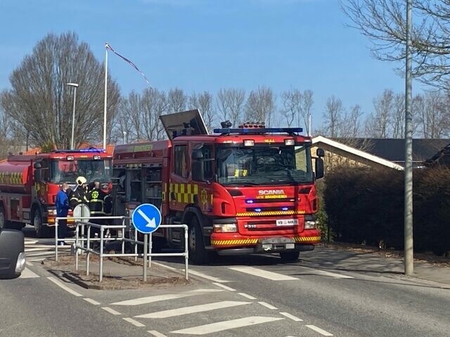 Udrykning til villabrand i Vejle