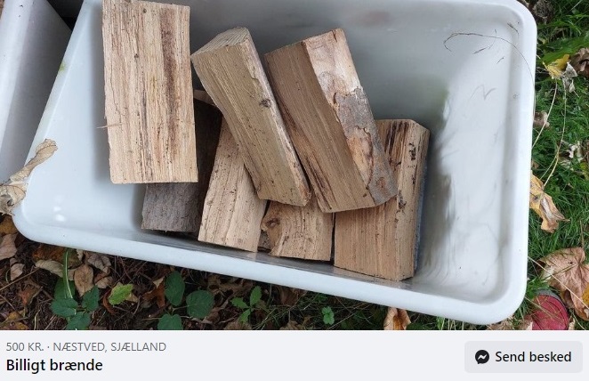 Vild pris: 11 brændeknuder for 500 kroner