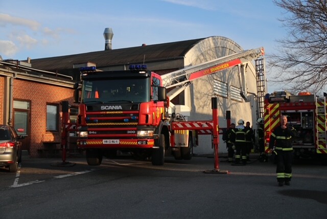 Melding om brand i Vejle
