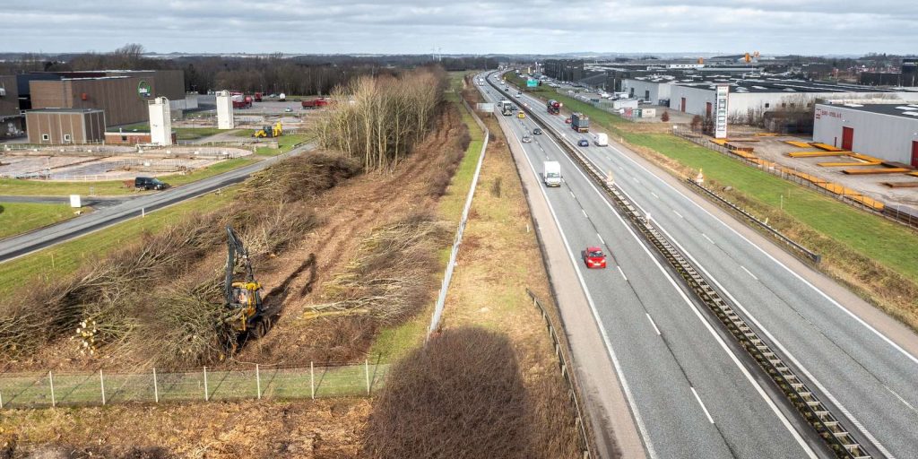 Kan give trafikale udfordringer det næste år: 38 km langt motorvejsarbejde når ny fase