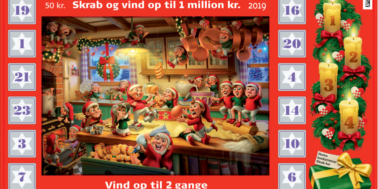 Nu svarer Danske Spil på det måske mest stillede spørgsmål om skrabejulekalenderen