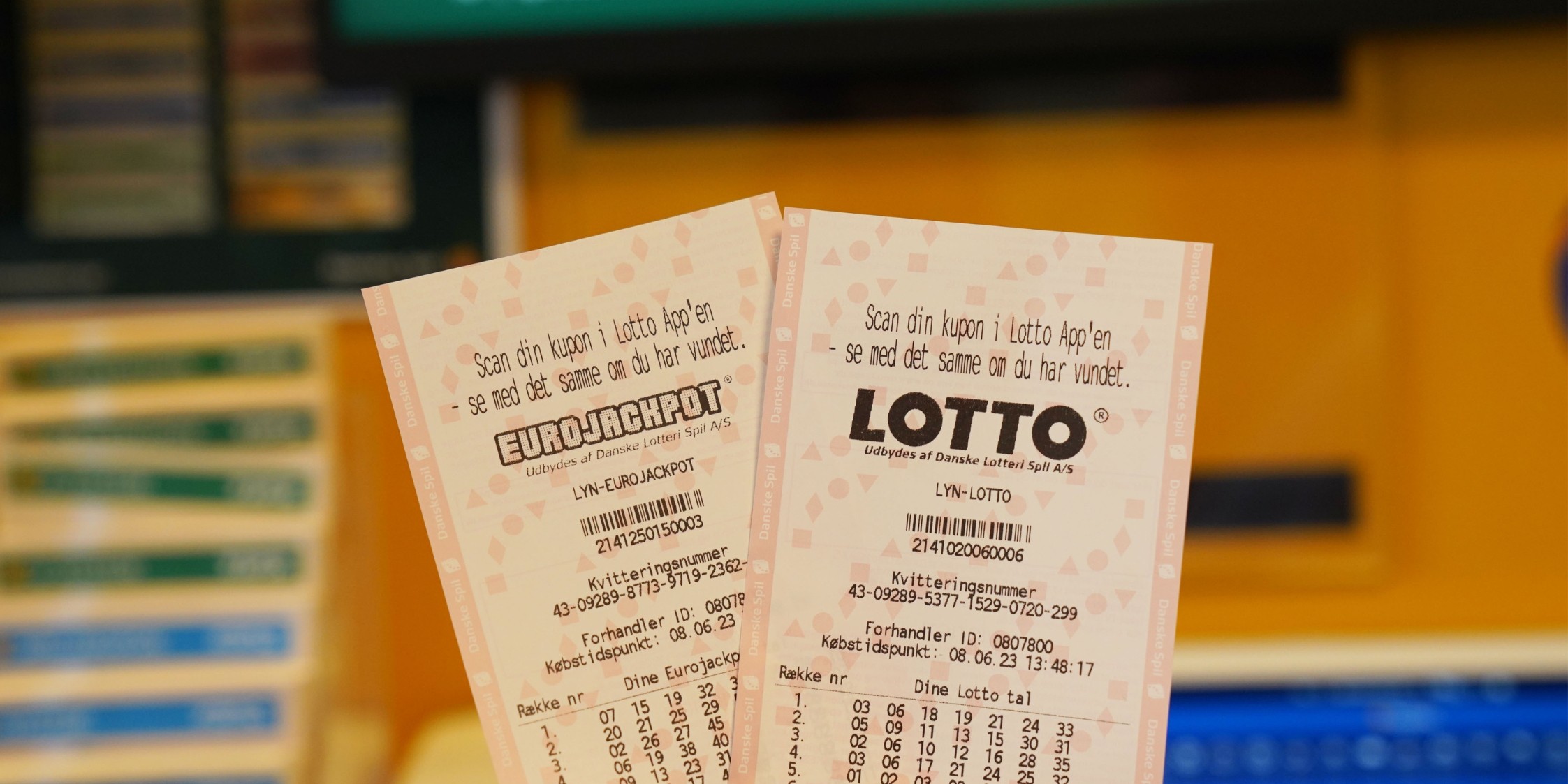 4 danskere starter foråret som Lotto- eller Eurojackpotmillionærer