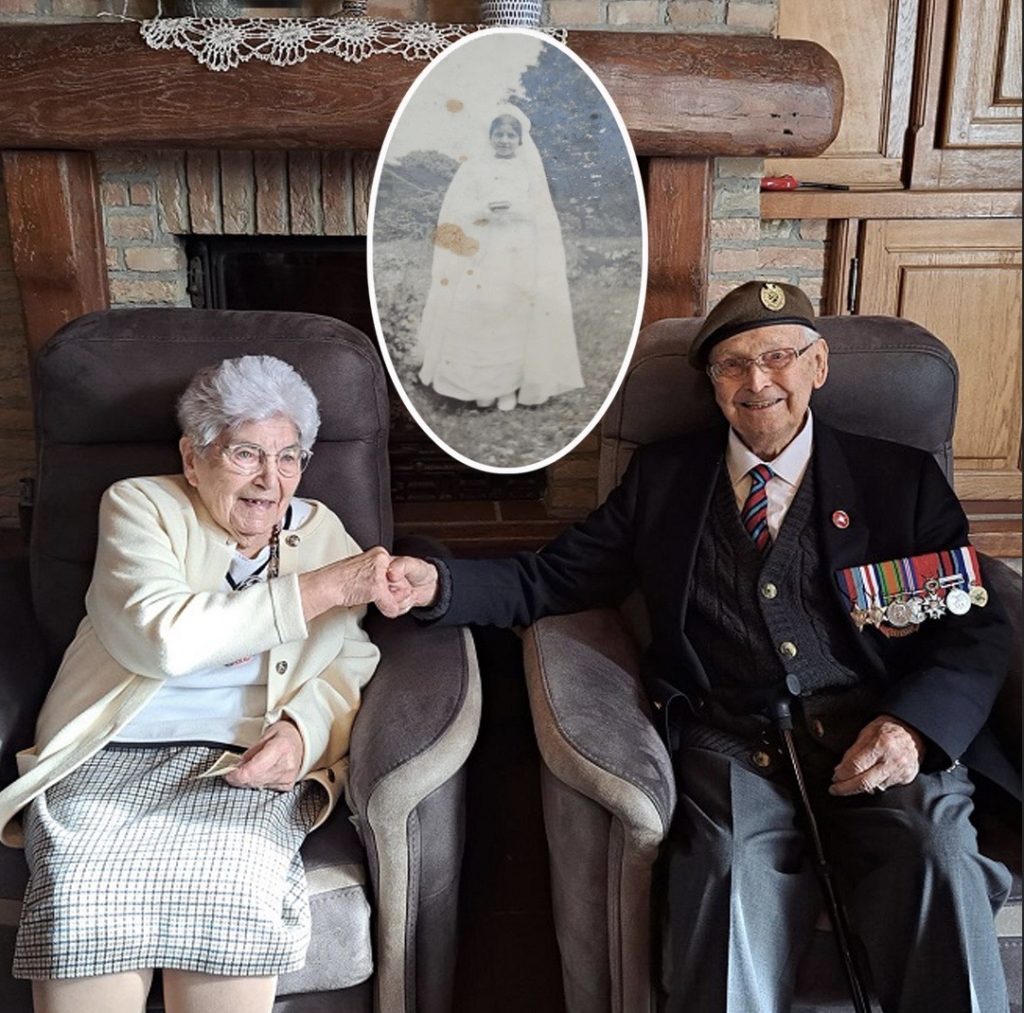 99-årig krigsveteran møder endelig pigen på det billede, han har båret tæt på hjertet i 78 år