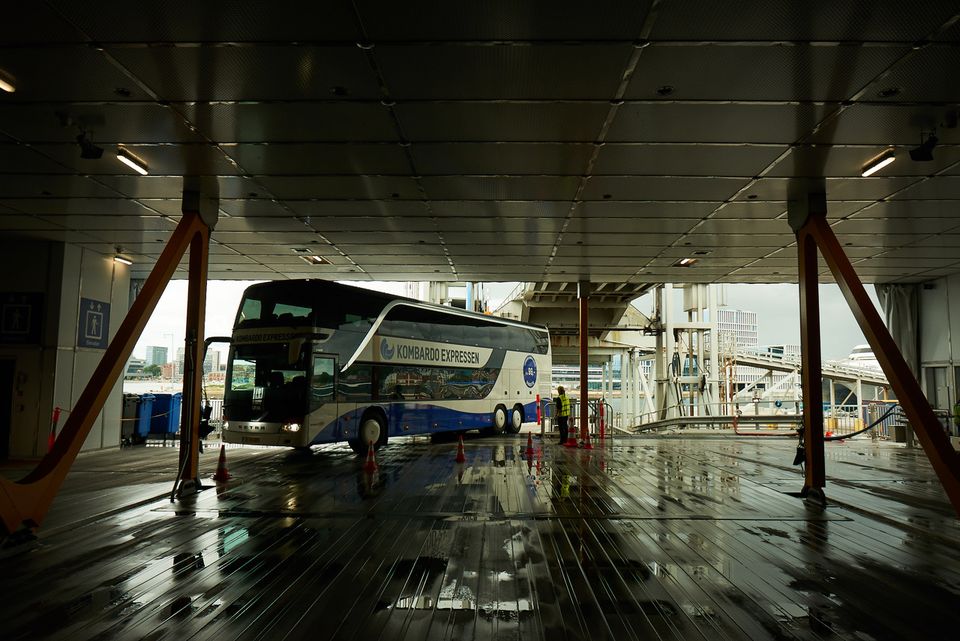 Her skal patienter transporteres af Kombardo Ekspressen