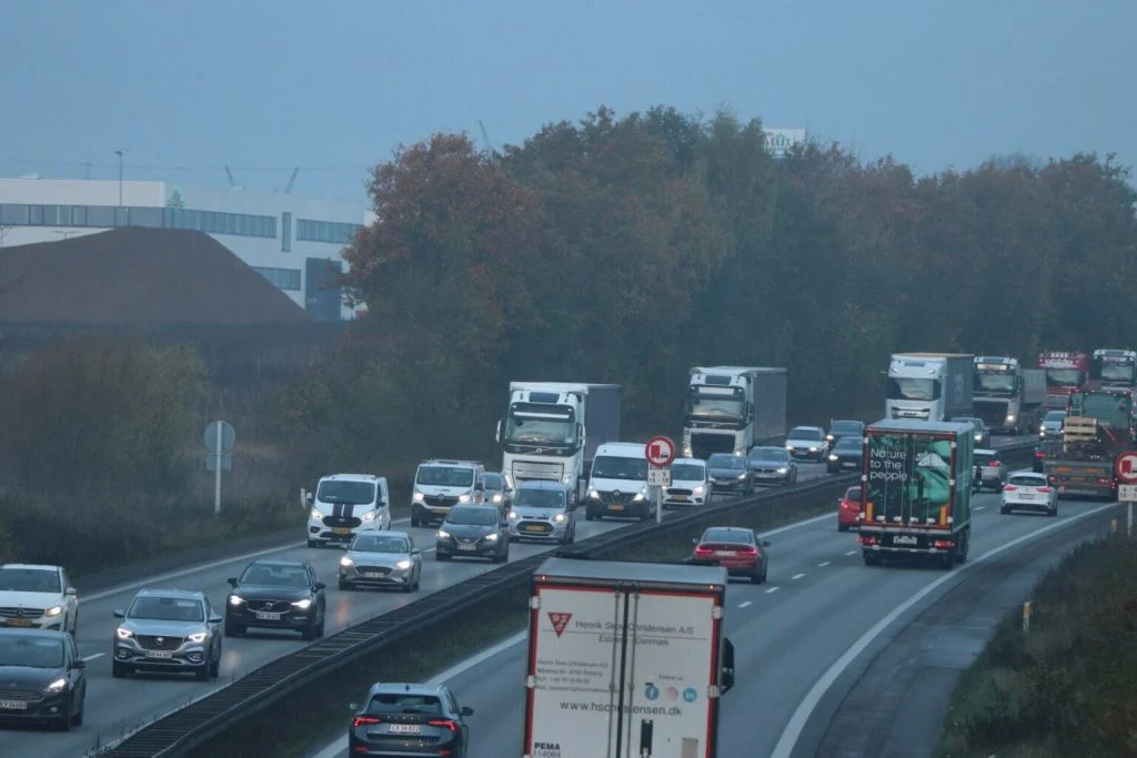 Uheld i morgentrafikken: 11 kilometer lang kø