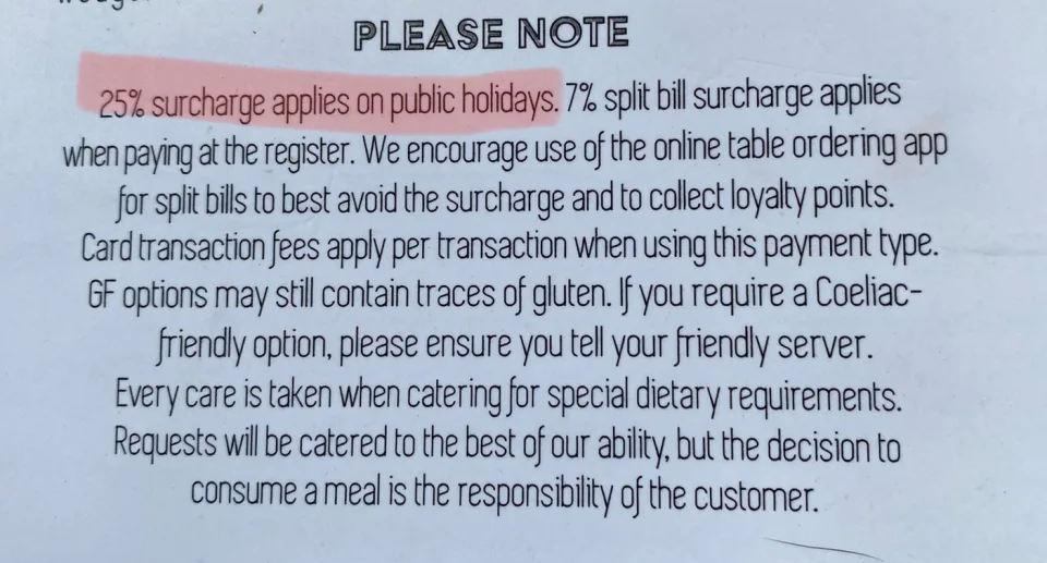 Er det i orden? Gæst overrasket af særligt tillæg på restaurant