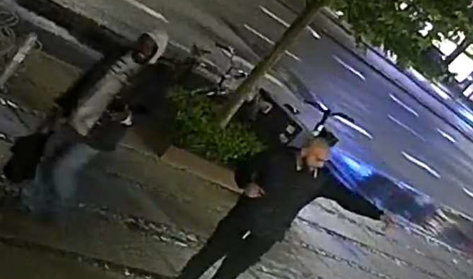 Politiet efterlyser to mænd for voldsomt gaderøveri