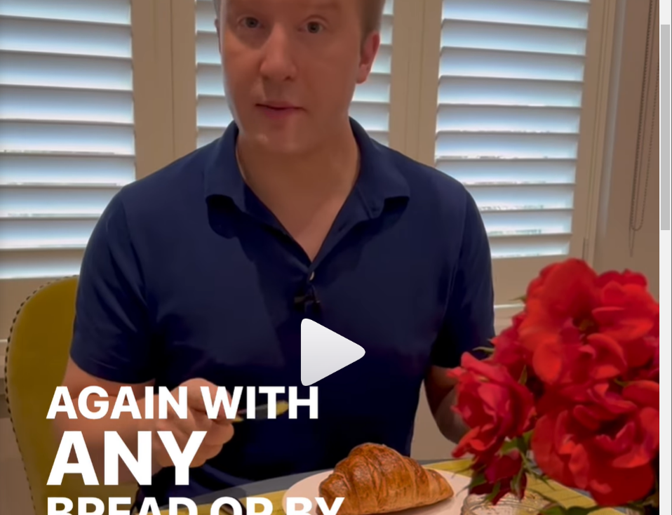 Video deler vandene: Spiser vi croissanter forkert?