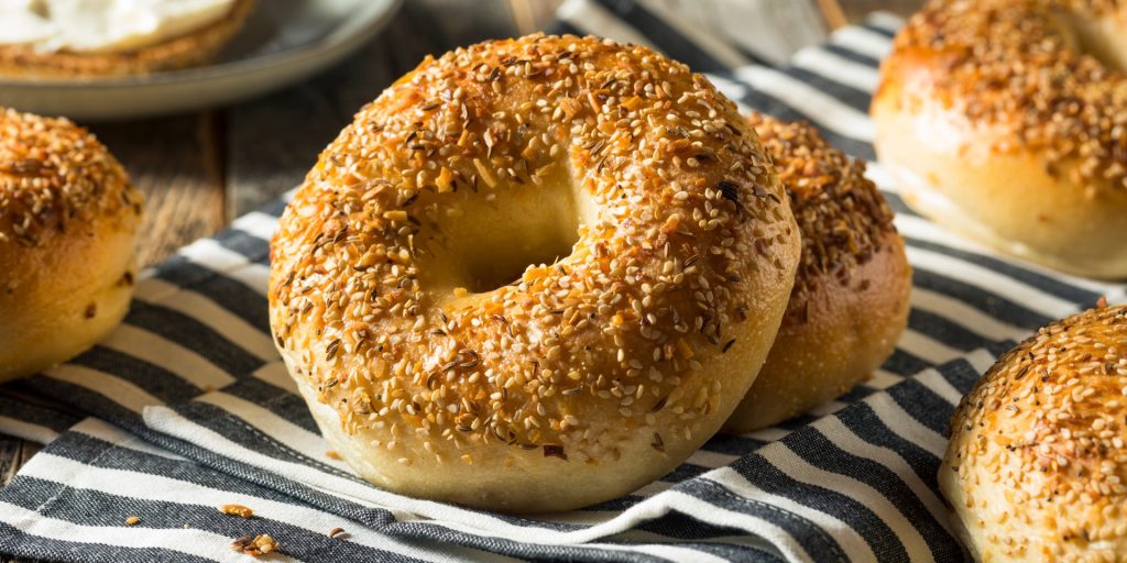 Nem opskrift på lærke, hjemmelavede bagels