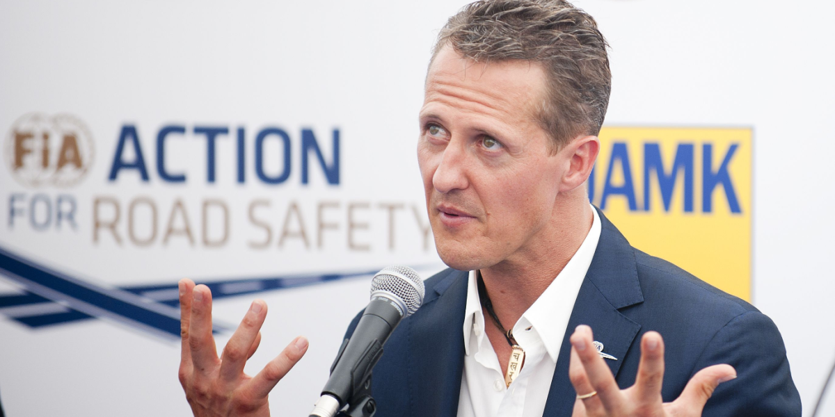 Ikke set siden 2013: Nu har Michael Schumacher vist sig offentligt for første gang