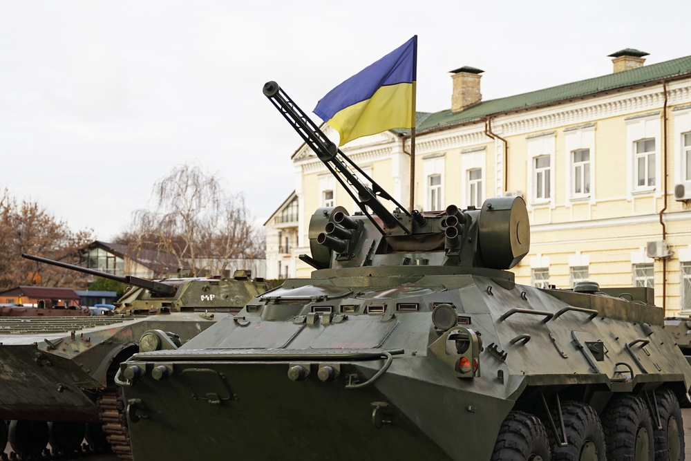 Russiske tropper rykker ind i Kiev