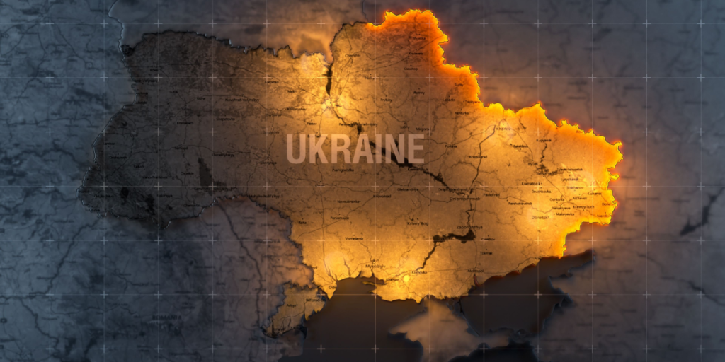 Skal deles mellem 3 lande: Kort afslører Ruslands skræmmende plan for Ukraine