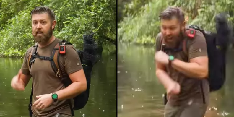 Vild video: Eventyrer ramt af lyn under optagelser