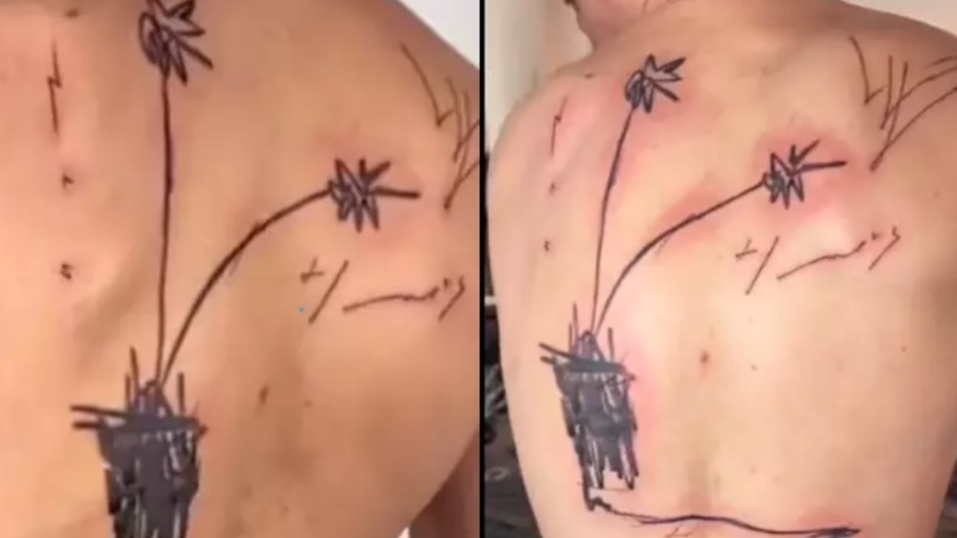 Du gætter det aldrig: Hvad tror du, denne tatovering har kostet?