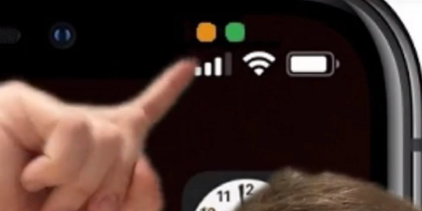 Ser du denne prik på din iPhone? Så skal du passe på, hvad du siger