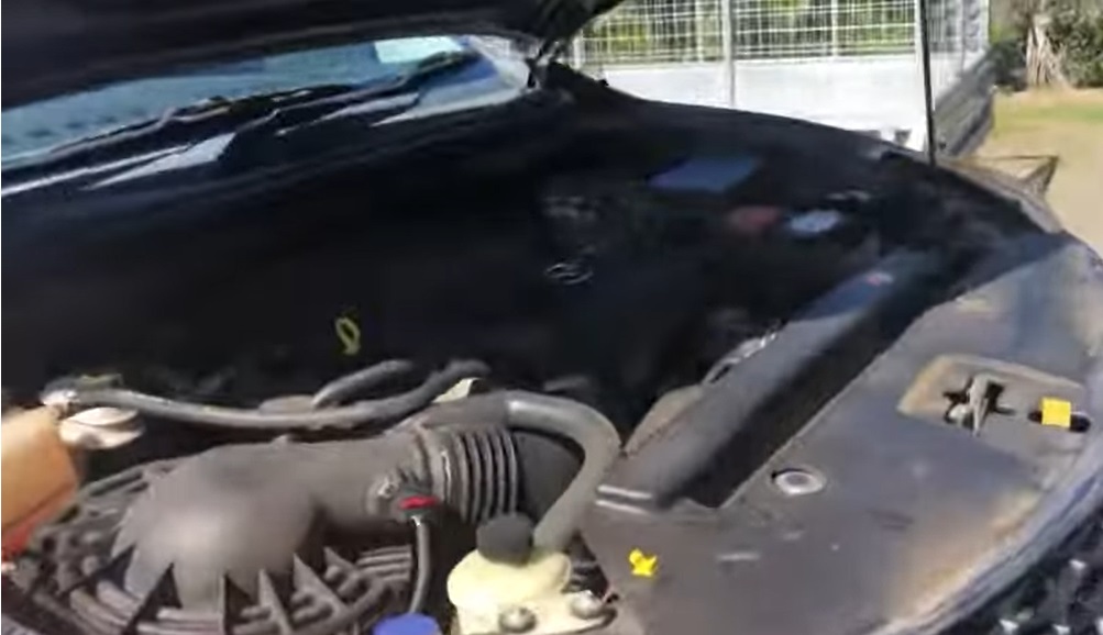 Chauffør ville tjekke bilens batteri: Da han åbner til motoren, får han et chok